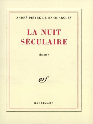 cover image of La Nuit séculaire